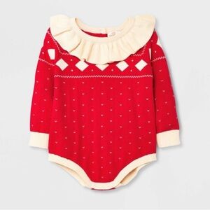 NWOT — Cat & Jack Sweater Onesie